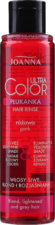 Ополіскувач для волосся підфарбовуючий, червоний - Joanna Ultra Color System