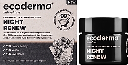 Інтенсивно відновлювальний нічний крем для обличчя - Ecoderma Intensive Repair Night Face Cream — фото N2