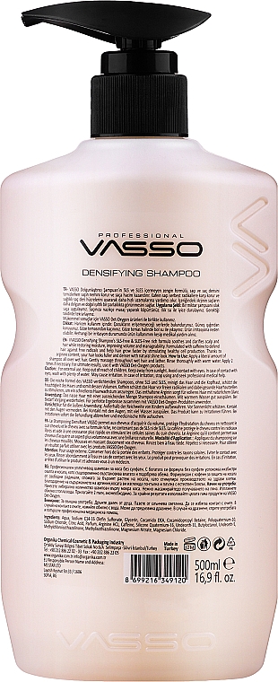 Шампунь для уплотнения и объема волос - Vasso Professional Densifying Shampoo — фото N2