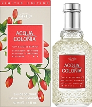 Maurer & Wirtz 4711 Acqua Colonia Goji & Cactus Extract - Одеколон — фото N2