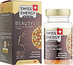 Витамины в капсулах "Красота и молодость" - Swiss Energy BeautyVit — фото N2