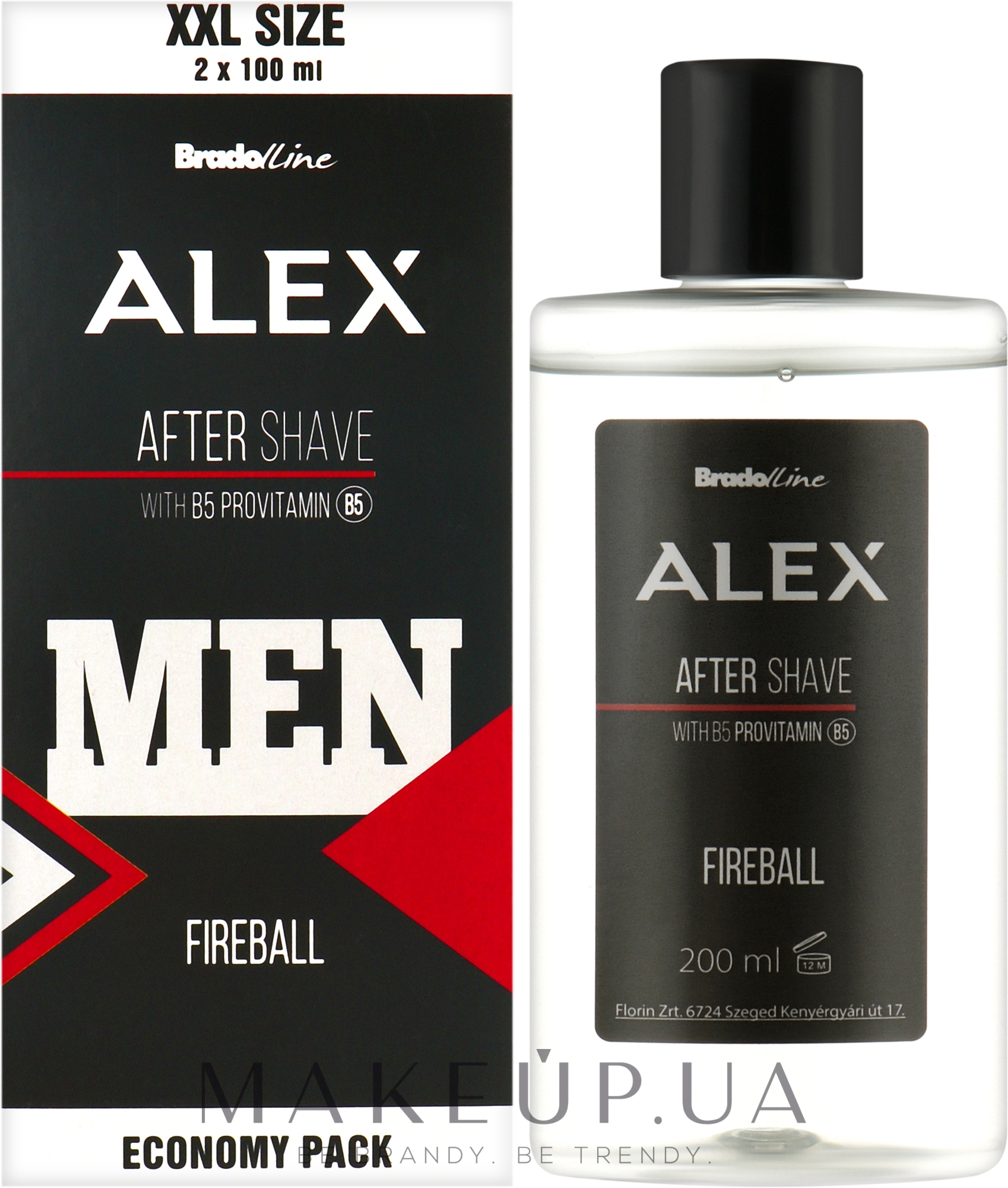 Лосьйон після гоління - Bradoline Alex Fireball After Shave — фото 200ml