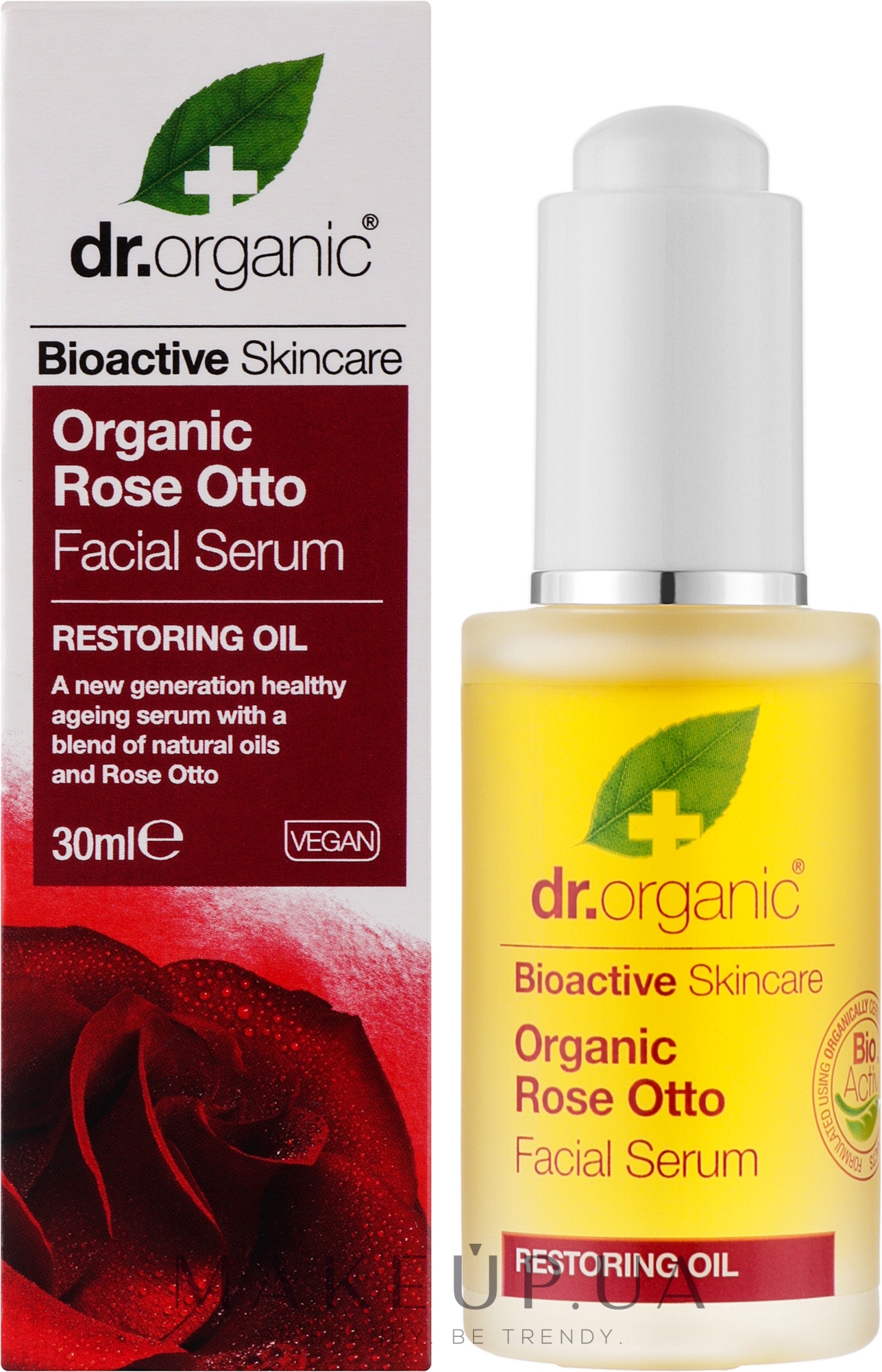 Сыворотка для лица "Роза" - Dr. Organic Rose Facial Serum — фото 30ml