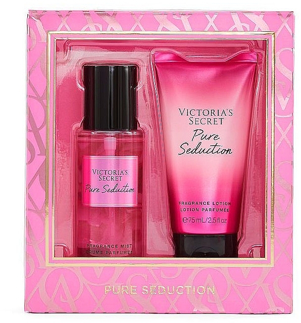 Victoria's Secret Pure Seduction - Набор (spray/75ml + lot/75ml) — фото N1