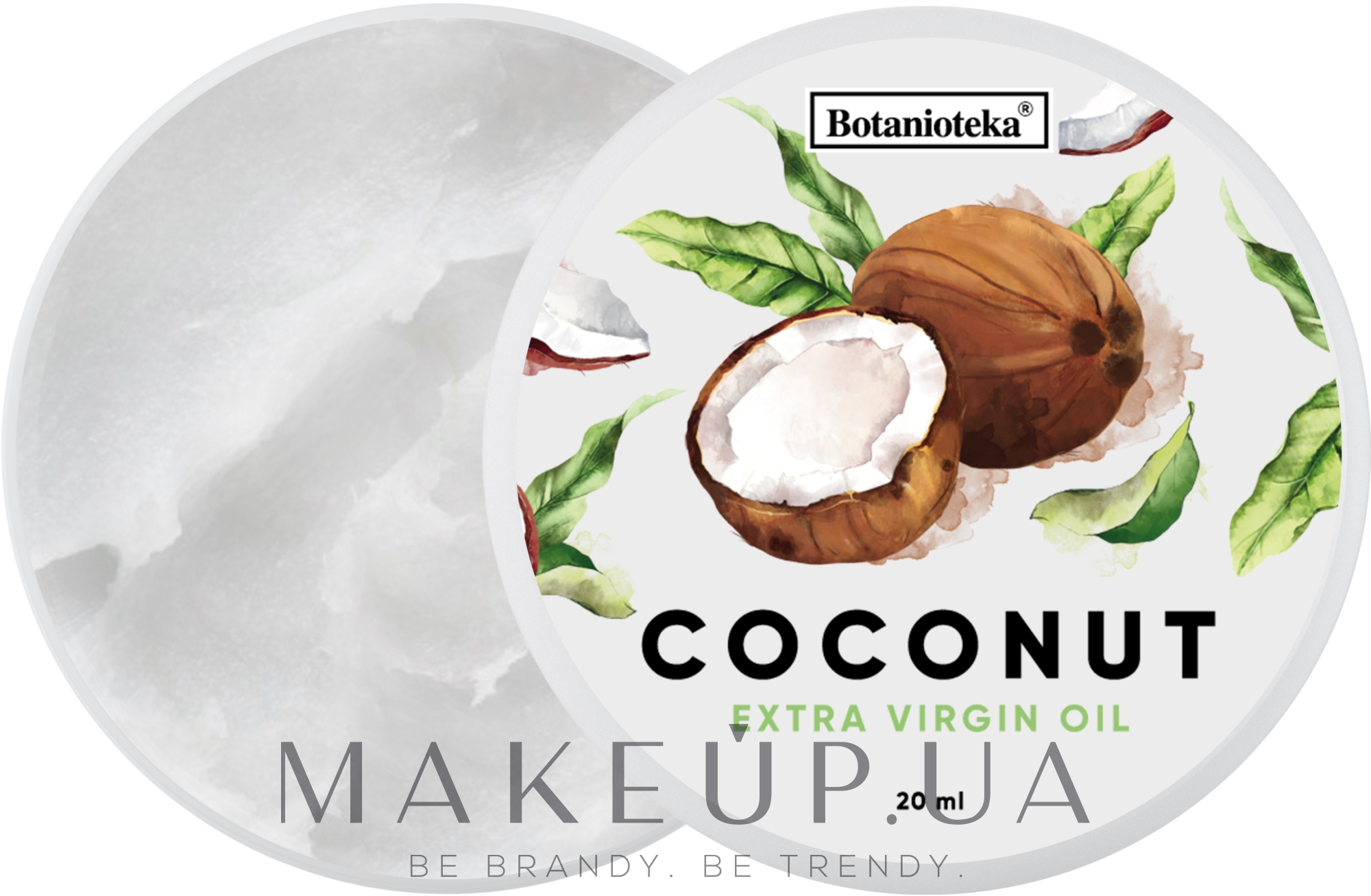 Кокосова олія натуральна для волосся й тіла - Botanioteka Coconut Oil Extra Virgin — фото 20ml