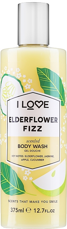 Гель для душу "Коктейль з бузини" - I Love Elderflower Fizz Body Wash — фото N1