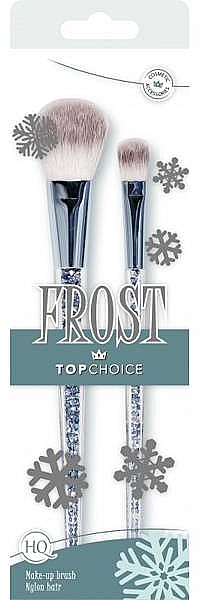 Набор кистей для макияжа "Frost", 38259, 2шт - Top Choice — фото N1