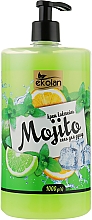 Гель для душу, крем-коктейль "Mohito" з дозатором - EkoLan — фото N1