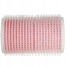 Парфумерія, косметика Бігуді-липучки з пінною основою, d36 мм, рожеві, 12 шт. - Xhair