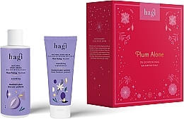 Набір - Hagi Plum Alone (sh/gel/150ml + b/balm//75ml) — фото N1