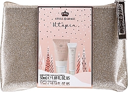 Духи, Парфюмерия, косметика Набор - Style & Grace Glitter Bag Utopia (h/lot/50ml + lip/gloss/10ml + bag)