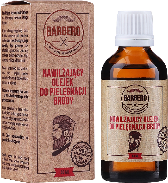 Зволожувальна олія для бороди - Barbero Beard Care Moisturizing Oil — фото N2