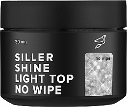 Топ для гель-лака - Siller Professional Shine Top Light No Wipe  — фото N3