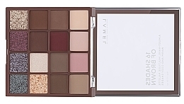 Духи, Парфюмерия, косметика Палетка теней для век - LAMEL Make Up Eyeshadow 16 Shades Of Burgundy Palette