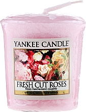Ароматическая свеча "Свежесрезанные розы" - Yankee Candle Samplers Fresh Cut Roses — фото N1