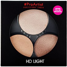 Духи, Парфюмерия, косметика Палетка теней для век - Freedom Makeup London Pro Artist Light Packs HD