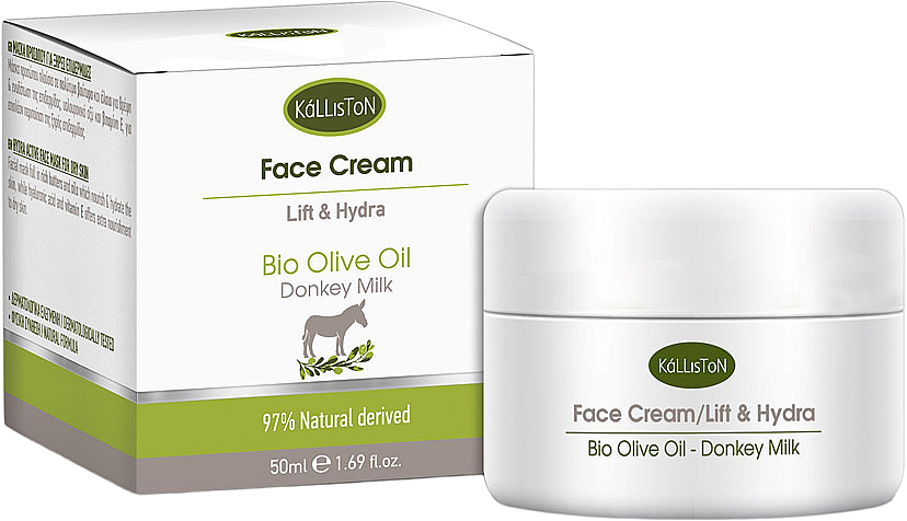 Крем для обличчя - Kalliston Face Cream With Donkey Milk Lift & Hydra — фото N1