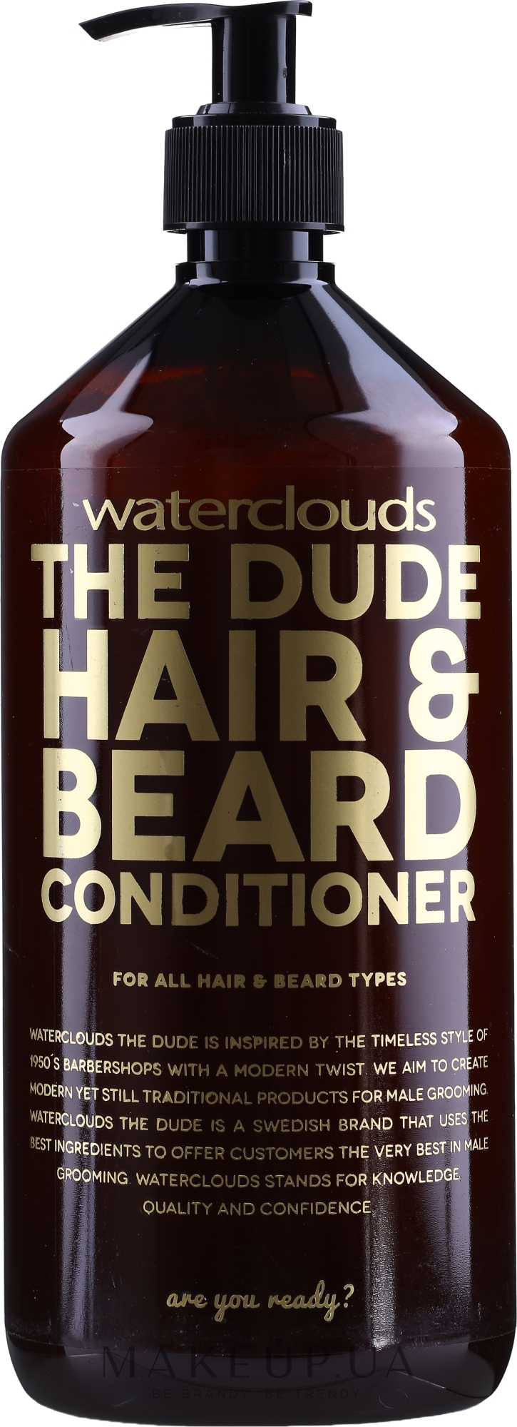 Кондиціонер для волосся й бороди - Waterclouds The Dude Hair And Beard Conditioner — фото 1000ml