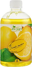 Рідке мило "Білий лимон" - EkoLan (змінний блок) — фото N1