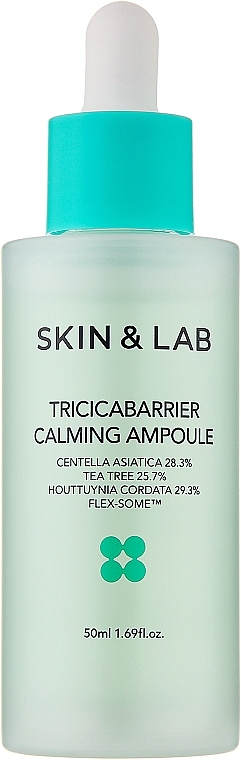 Заспокійлива сироватка - Skin&Lab Tricicabarrier Calming Ampoule — фото N1