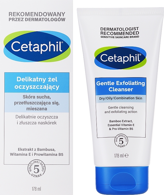 Відлущувальний скраб для обличчя - Cetaphil Cleanser Extra Gentle Daily Scrub — фото N1