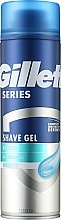 Гель для бритья для чувствительной кожи - Gillette Series 3X Sensitive Skin Shave Gel for Men — фото N8