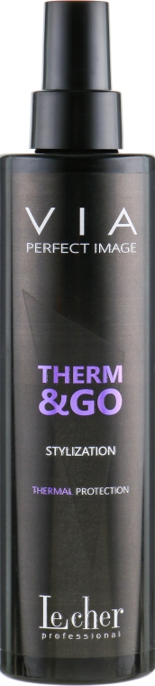 Спрей термозахисний для волосся - Lecher Professional Via Therm&Go Spray — фото N1