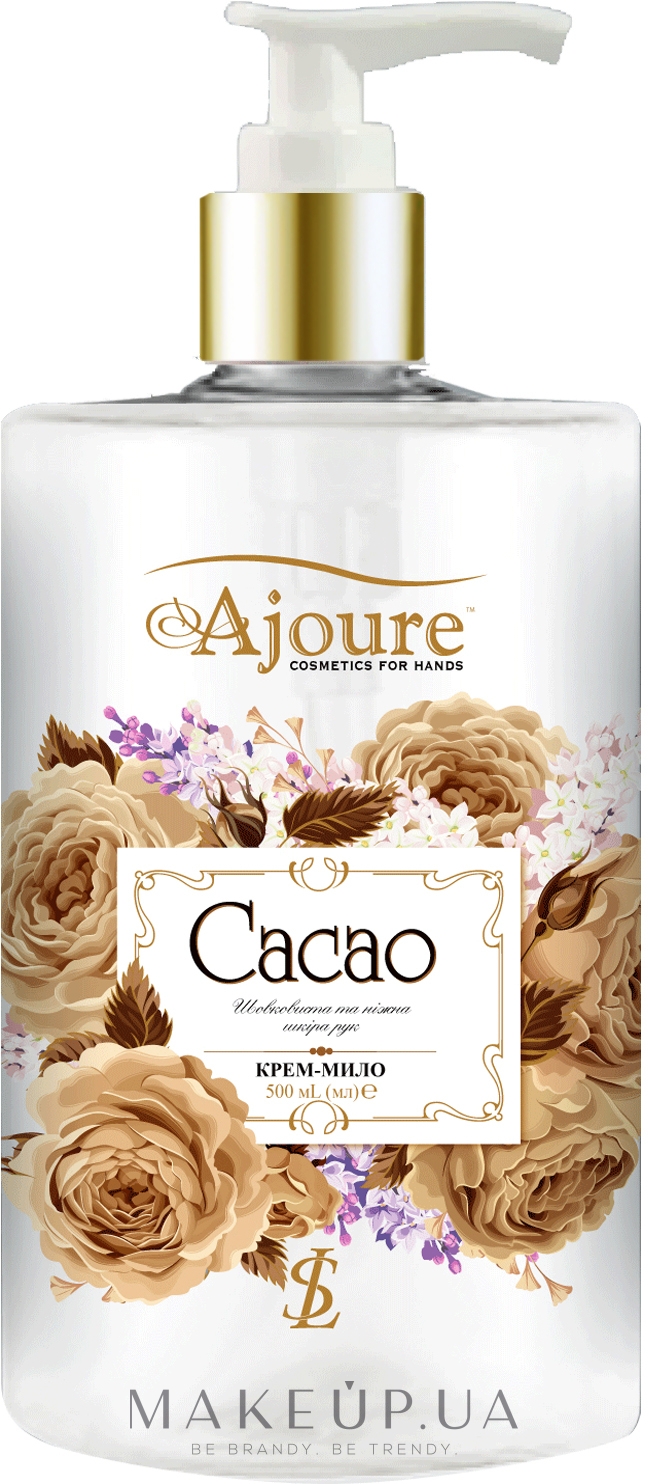Крем-мило для рук "Какао" - Ajoure — фото 500ml