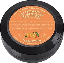 Духи, Парфюмерия, косметика Мыло для бритья "Mandarino e Spezie" - Mondial Shaving Soap 