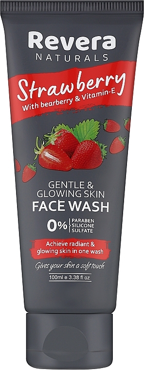 Гель для вмивання "Полуниця" - Revera Strawberry Face Wash — фото N1