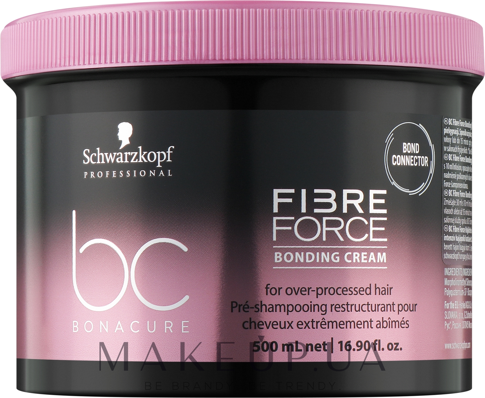 Укрепляющая крем-маска - Schwarzkopf Professional BC Bonacure Fibre Force Bonding Cream — фото 500ml