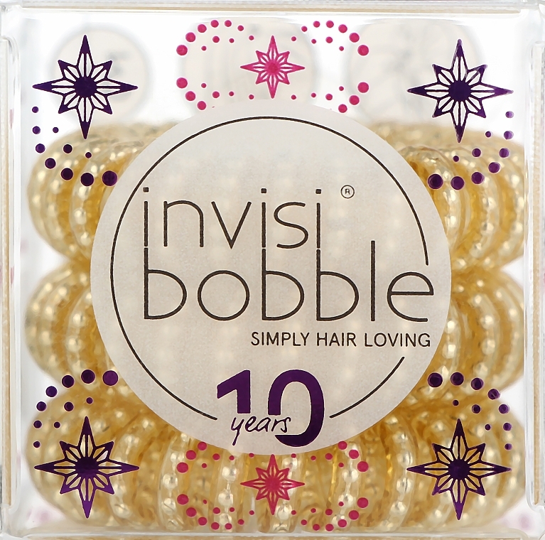 Резинка-браслет для волос - Invisibobble Original Time To Shine Gold Rush — фото N3