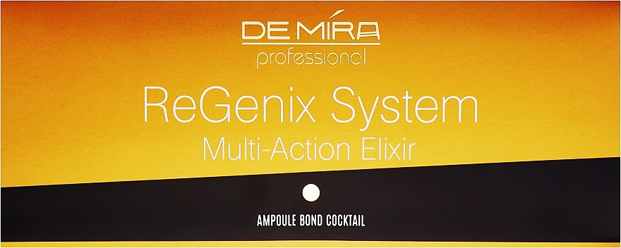 Ампульний коктейль-бонд для відновлення волосся - Demira Professional ReGenix System Multi-Action Elixir — фото N1