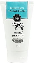 Парфумерія, косметика Пінка для вмивання "Молочна" - Vaseina Milk Plus Facial Foam