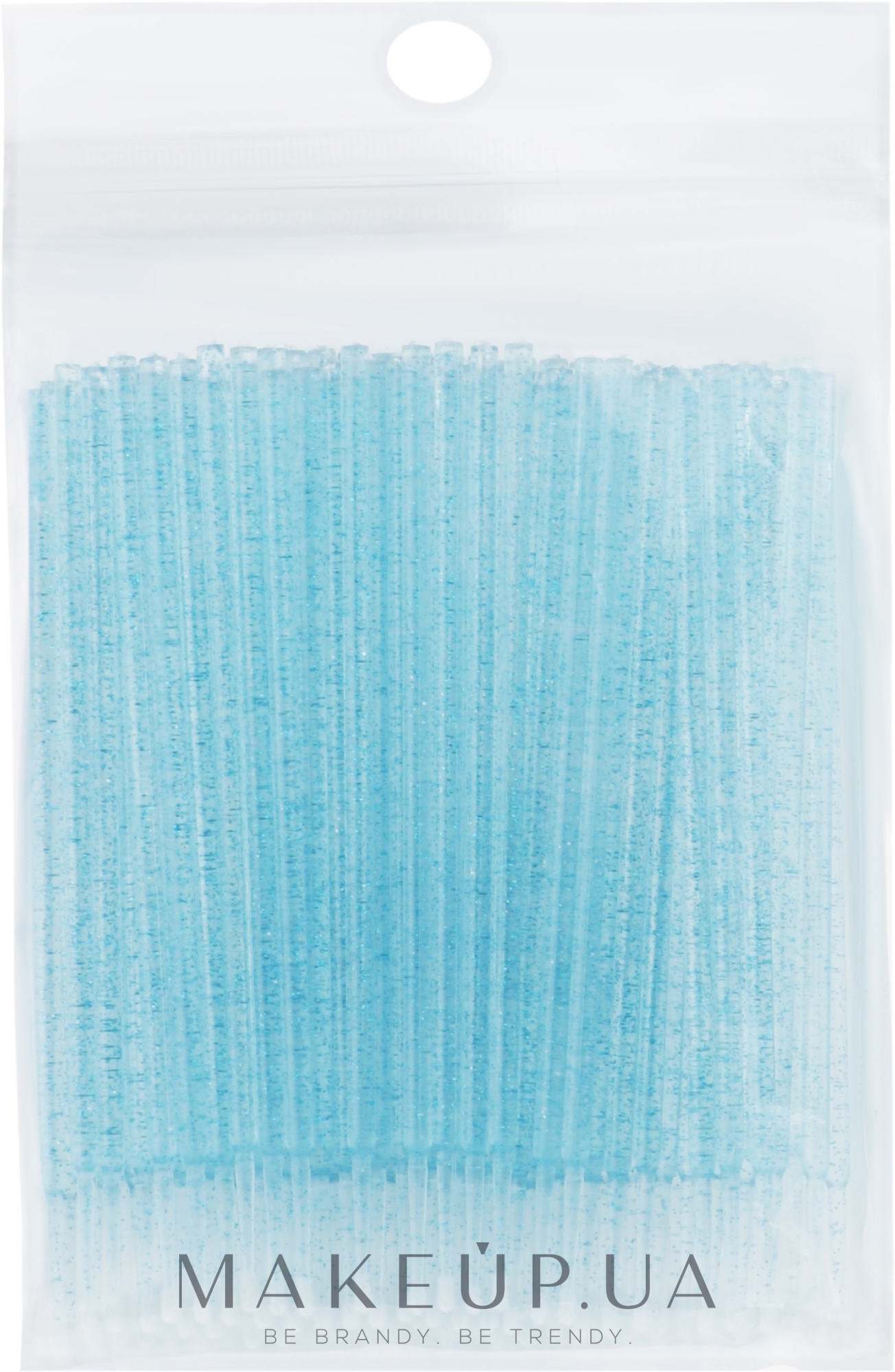 Микрощеточки для наращивания ресниц, голубые - Vie de Luxe — фото 100шт