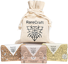 Набор мыла для бороды - RareCraft (soap/3x110g + bag) — фото N4