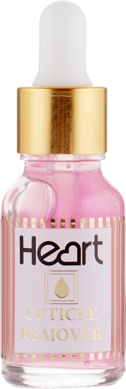 Гель кислотний для видалення кутикул, рожевий - Heart Cuticle Remover — фото N1