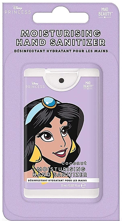 Санітайзер для рук «Coconut»                    - Mad Beauty Disney Pop Princess Moisturising Hand Sanitizer Jasmine — фото N2