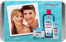 Набір - Dermacol Acne Clear Set (f/gel/200ml + gel/cr/50ml + f/mask/8ml) — фото N1
