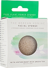 Спонж - The Konjac Sponge Company Premium Facial Puff with Green Tea — фото N2