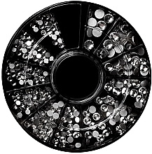 Духи, Парфюмерия, косметика Декоративные серебряные стразы для украшения ногтей - NeoNail Professional Silver Crystal Display