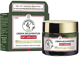 Парфумерія, косметика Крем проти зморщок з оливковою олією - La Provencale Bio Anti-Wrinkle Youth Cream