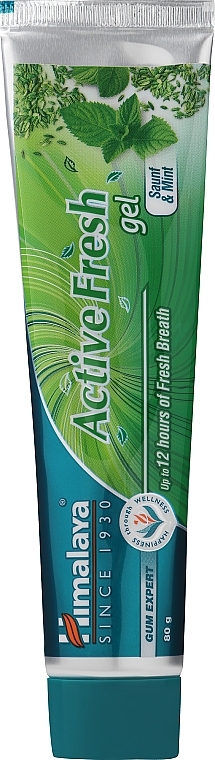 Освежающая зубная паста-гель - Himalaya Herbals Active Fresh Gel — фото N1