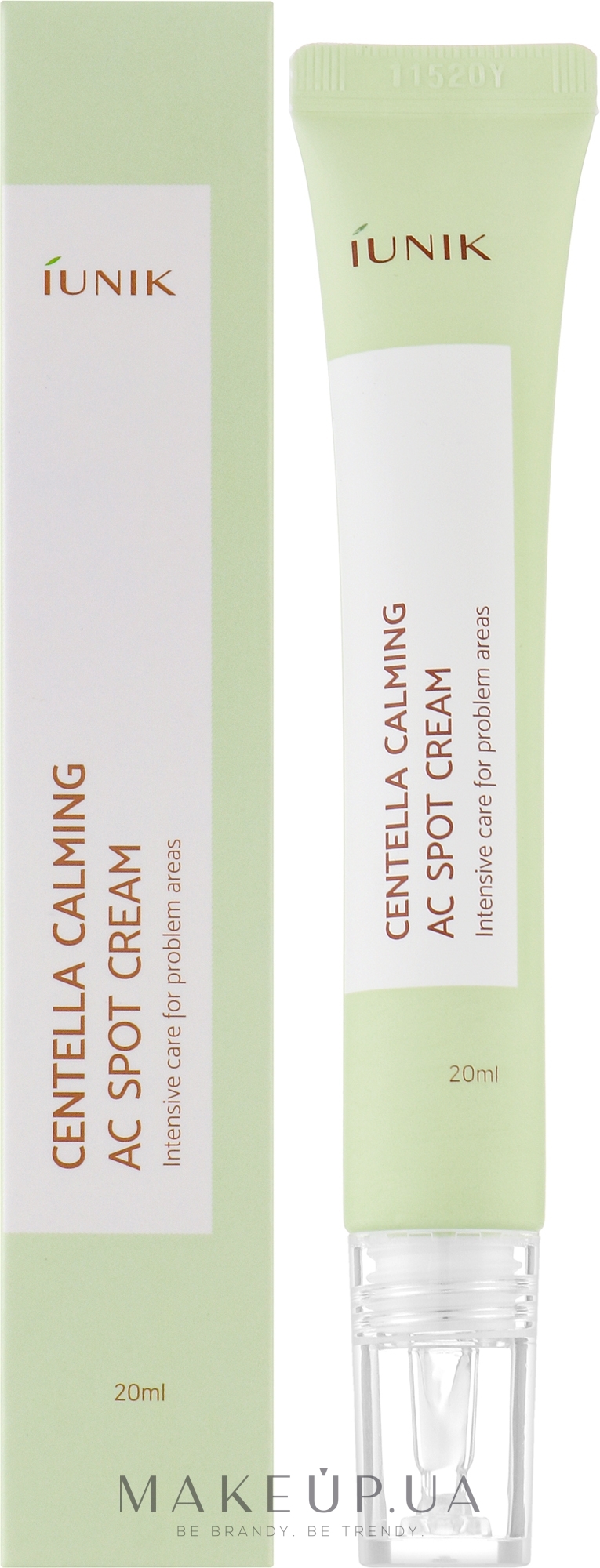 Заспокійливий точковий крем для проблемних зон - IUNIK Centella Calming Ac Spot Cream — фото 20ml