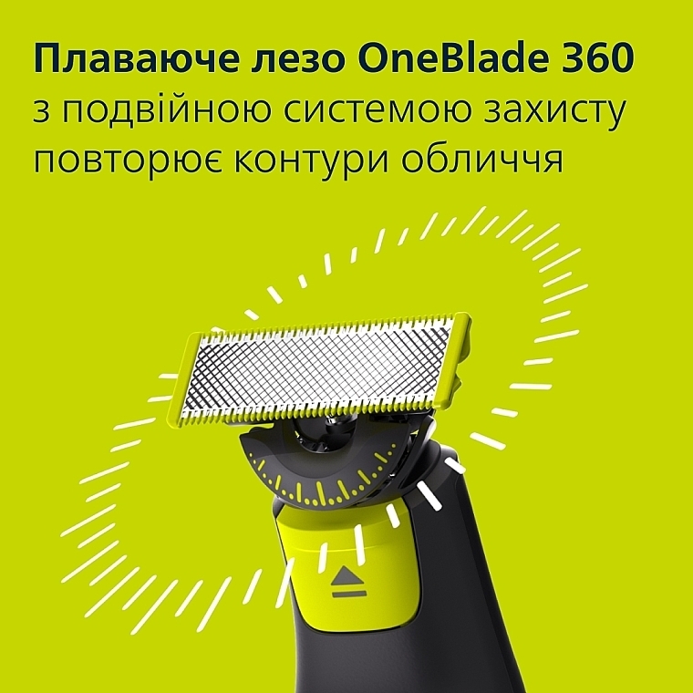 Електростанок для обличчя й тіла - Philips OneBlade Pro 360 QP6542/15 — фото N5