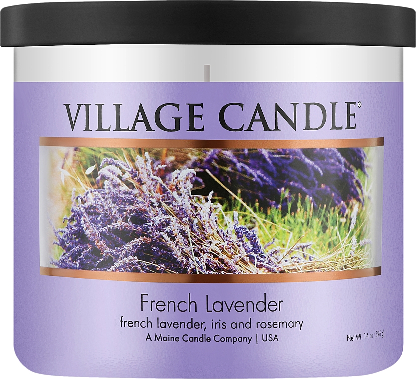 Ароматическая свеча "Французская лаванда" - Village Candle French Lavender — фото N1