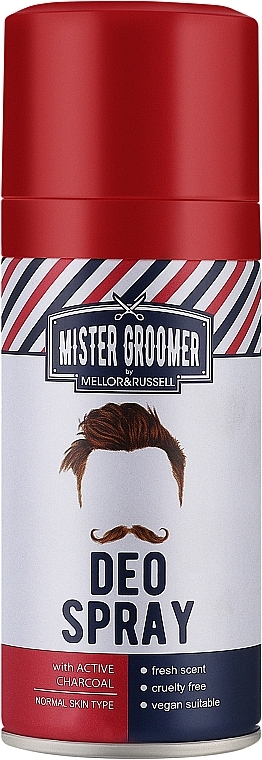 Дезодорант із вугіллям - Mellor & Russell Mister Groomer — фото N1
