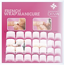 Парфумерія, косметика Набір тіпсів для френча, натуральні - Dashing Diva French Wrap Manicure Long Trial Size