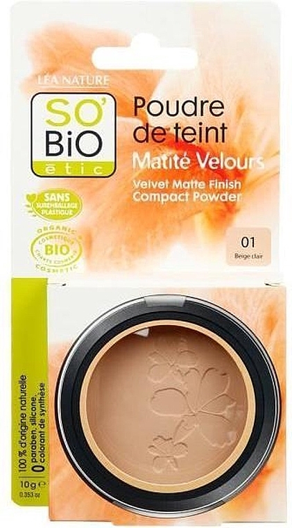 Пудра для обличчя - So'Bio Etic Compact Powder — фото N2