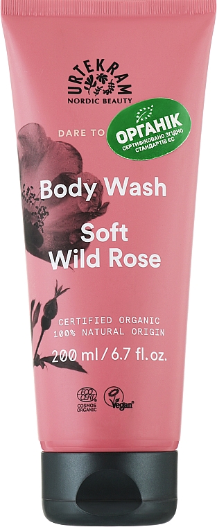 Гель для душа - Urtekram Soft Wild Rose Body Wash — фото N1